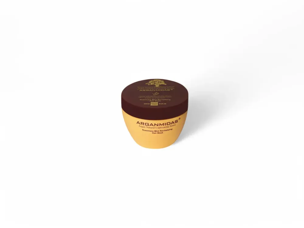 Arganmidas Rosemary Mint Revitalizing Hair Mask 300ml — Укрепляющая, омолаживающая маска с розмарином