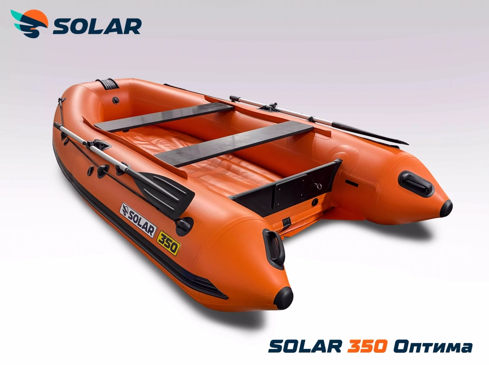 Лодка надувная моторная solar-350 к (оптима)