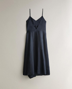 ZARA HOME АСИММЕТРИЧНОЕ ПЛЯЖНОЕ ПЛАТЬЕ, СИНИЙ