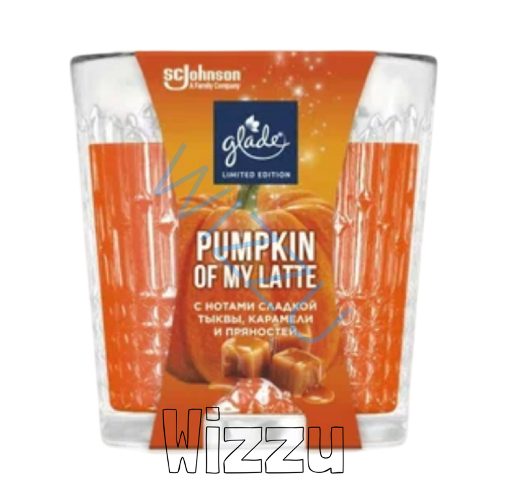 Glade Свеча ароматическая LTO Pumpkin Of my Latte 130г
