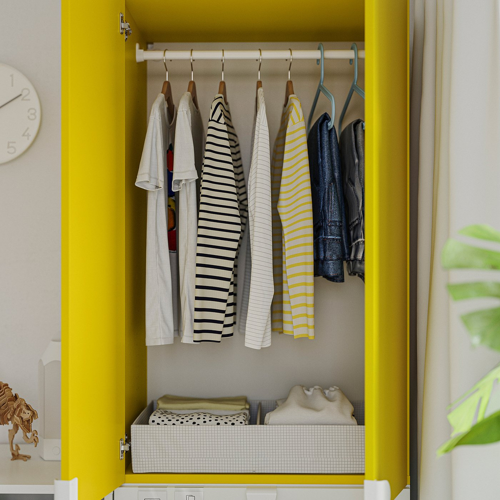 IKEA STUK  (ИКЕА СТУК)  -  Коробка с перегородками - белая/чёрная 32x51x10 см