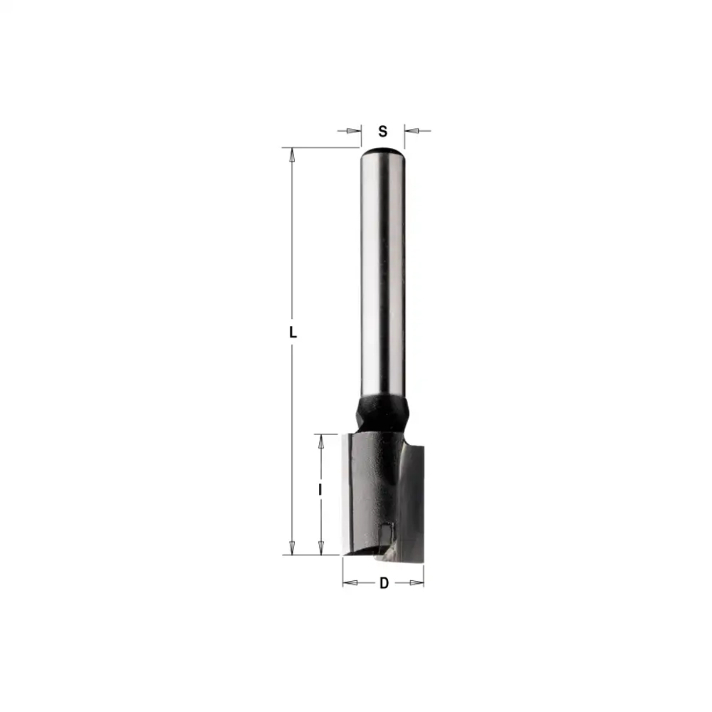Пазовая фреза с врезным зубом Z2+1 S=8x50 D=10x40x90 RH CMT 174.101.11