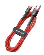 Usb Кабель-зарядка TYPE-C Baseus Cafule 3A 1м (CATKLF-B09) красный