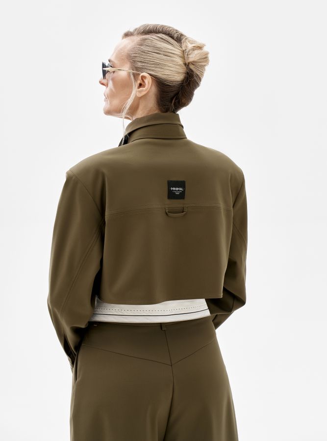 Рубашка кроп MILITARY