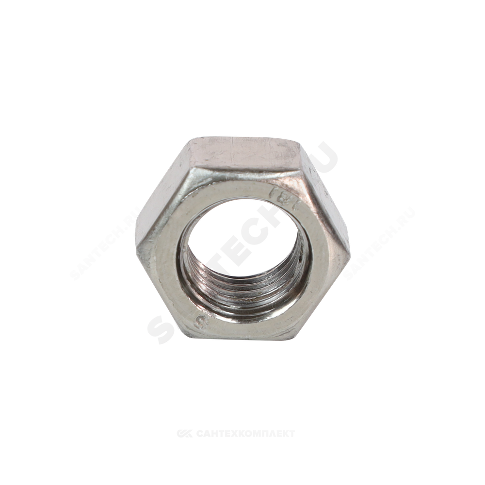 Гайка стальная М16 к.п. 5 шестигранная вес DIN 934 (5915/5927)