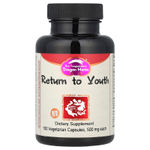 Dragon Herbs, сила молодости, 500 мг, 100 вегетарианских капсул