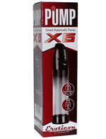 Перезаряжаемая автоматическая вакуумная помпа с функцией памяти Eroticon PUMP X6 (Цвет: прозрачный с черным)