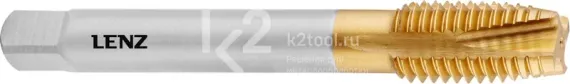 Метчик машинный LENZ M33х3,5 мм, HSSE/TiN, DIN 376, арт. LZGM-0633