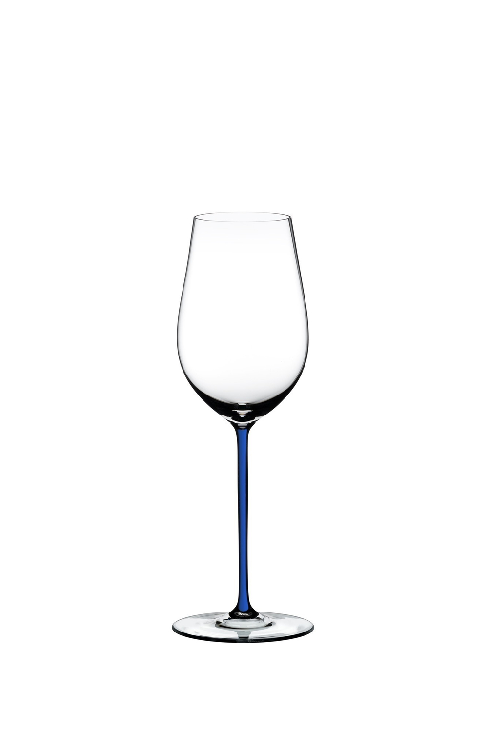 Бокал для вина 395мл Riedel Fatto a Mano Riesling/Zinfandel с синей  ножкой