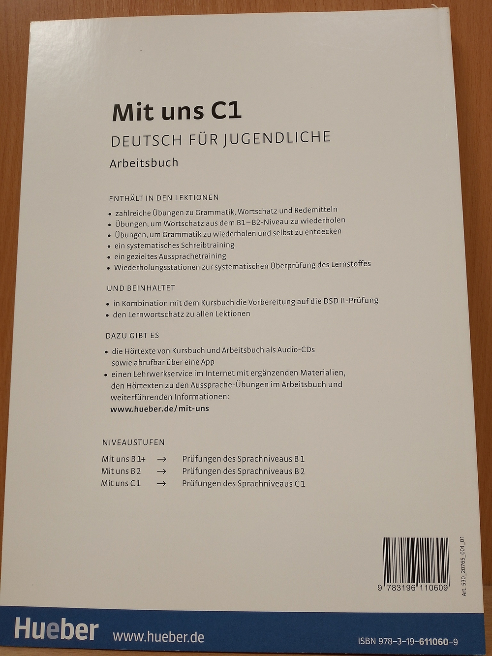 Mit uns C1. Arbeitsbuch. Deutsch fur Jugendliche.