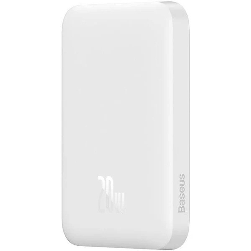 Powerbank Baseus 6000mAh Magnetic Mini Air Wireless Fast charge 20W Type-C белый