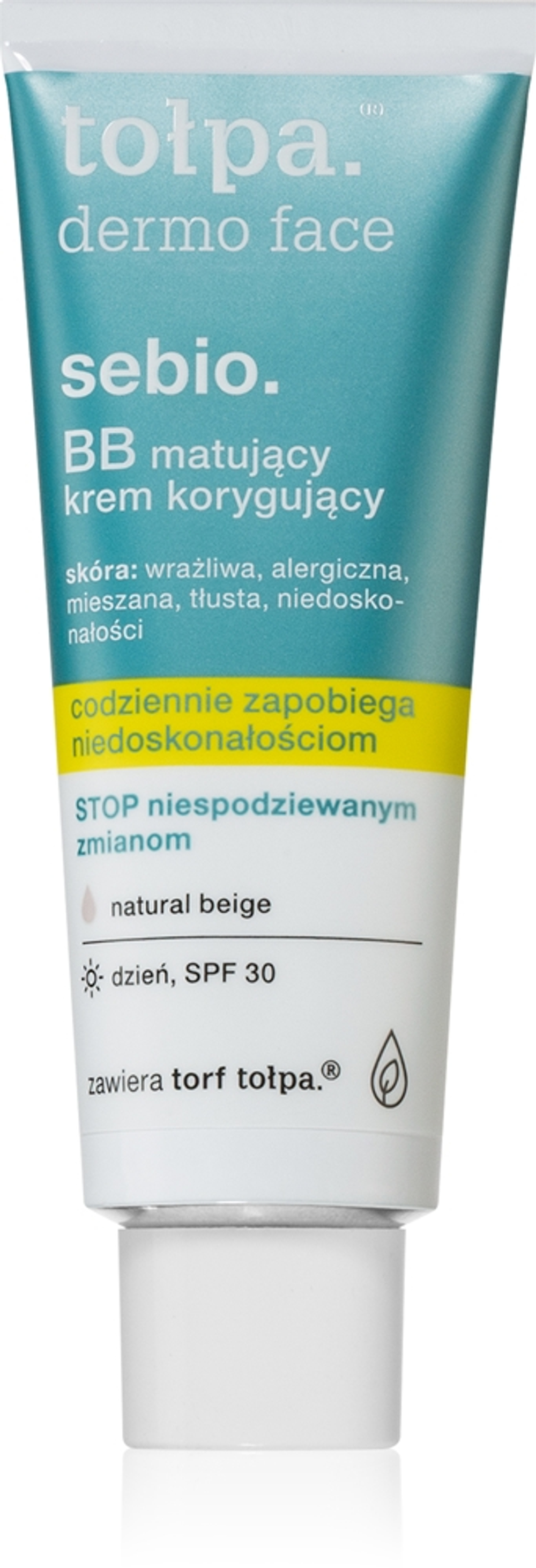 Tołpa Dermo Face Sebio - Матирующий крем ВВ, 40 ml