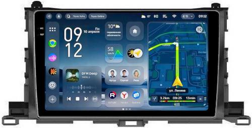 Магнитола для Toyota Highlander 3 XU50 2013-2020 - Teyes CC4-PRO монитор 10.36" 2K QLED на Android 13, Быстрейшая, Snapdragon 778G, ИИ, CarPlay, DSP, 4G SIM-слот