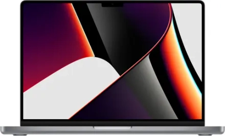 Ноутбук Apple MacBook Pro A2442 M1 Pro 10 core 16Gb SSD1Tb/16 core GPU 14.2" Liquid Retina XDR (3024x1964) macOS grey space WiFi BT Cam (MKGQ3RU/A)