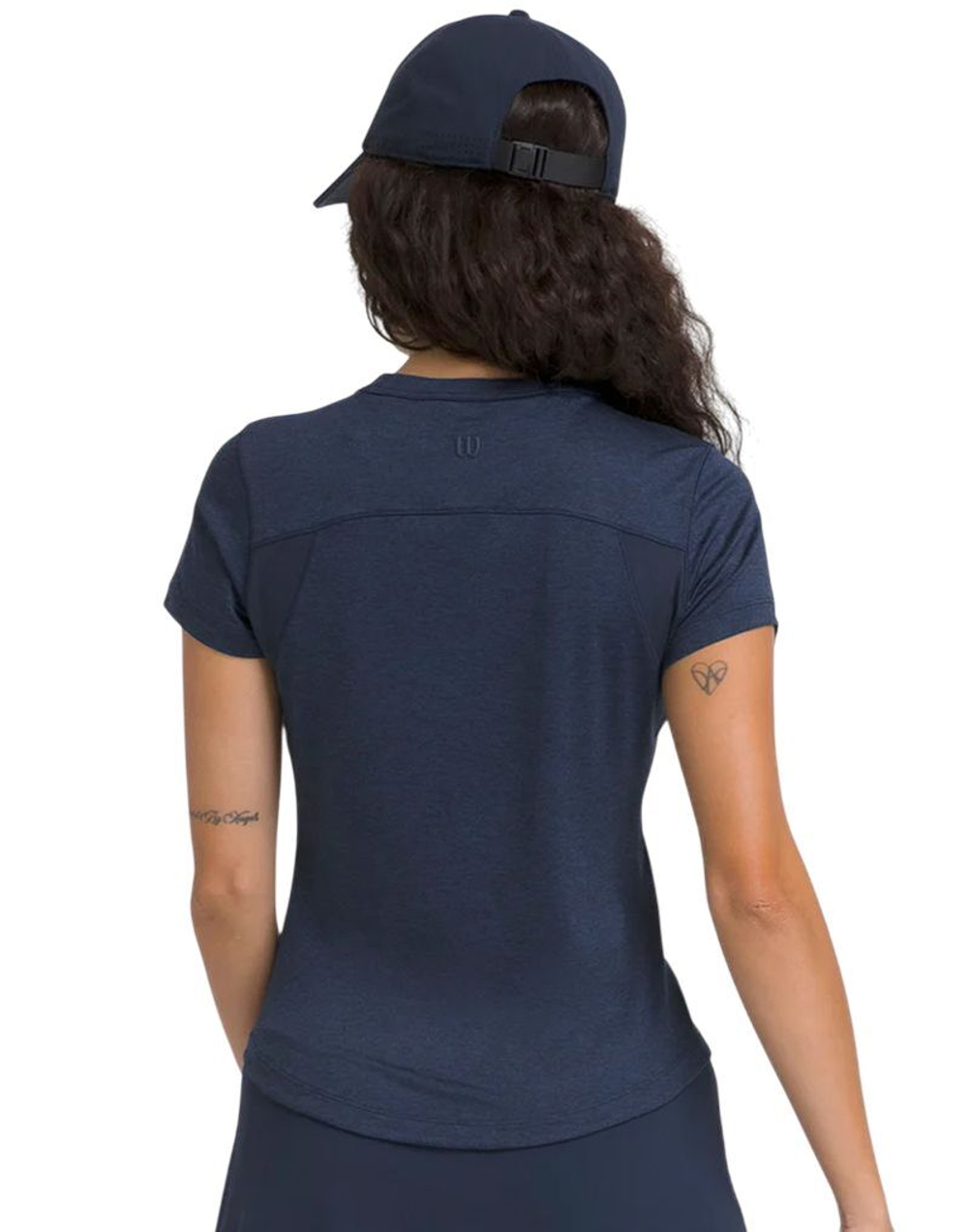 Женская теннисная футболка Wilson All Day - classic navy