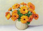 Алмазная (кристальная) мозаика Фрея, Календула, 40х30 см