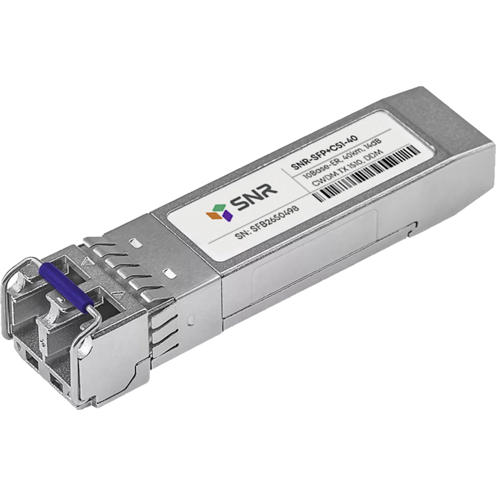 Оптический трансивер SNR SFP+ 10G CWDM 40 км (1510 нм) (SNR-SFP+C51-40)