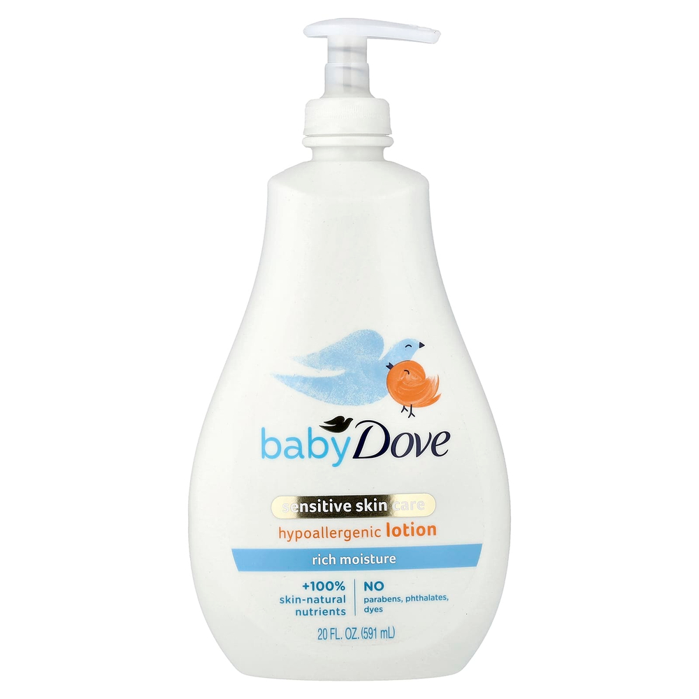 Dove, гипоаллергенный лосьон для ухода за чувствительной кожей, 591 мл (20 жидк. унций)