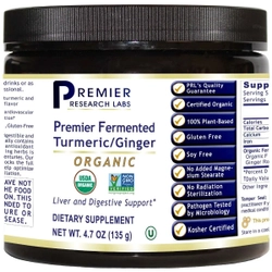 Fermented Turmeric/Ginger 4.7 oz (135g) Powder Premier Research Labs