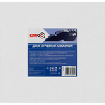 Диск алмазный для асфальта KRUGO 400x25,4x40x3,2x10/17mm, лазерная наплавка, LAB16HY