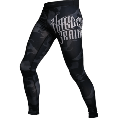 Компрессионные штаны Hardcore Training Night Camo 2.0