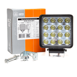 AE48S-16LED-55PC Фара светодиодная дополнительная, квадратная 110*55*140, рассеянный свет, 16 диодов, крепление по центру, 48 Вт, 10-30 В