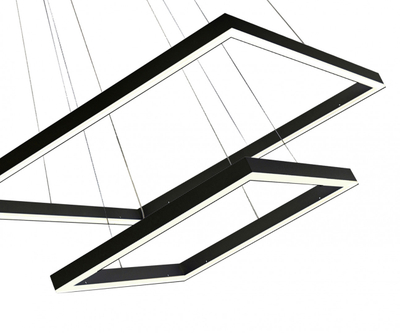 08227,19(4000K) Люстра Альтис черный w60+40 h200 Led 60W (4000K). ТМ Kink Light
