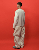 Мужской лонгслив boxy fit OUT OF CORE, арт. 3848/099 - BERSHKA
