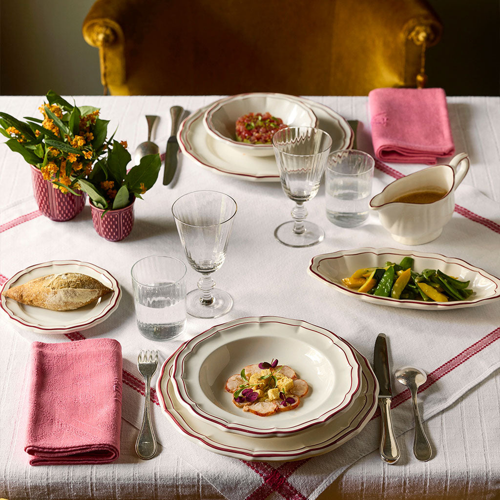 Тарелка десертная Filet Bordeaux (23 см)