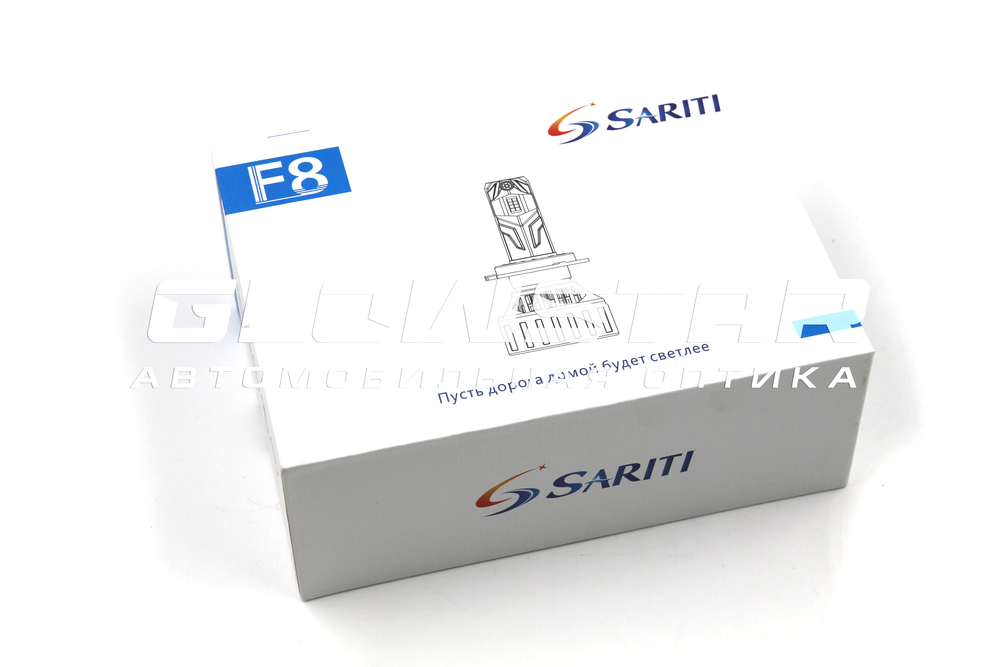 Cветодиодные лампы HB4 (9006) Sariti F8 с вентилятором, 12V, 40W, 5500K (комплект, 2шт)