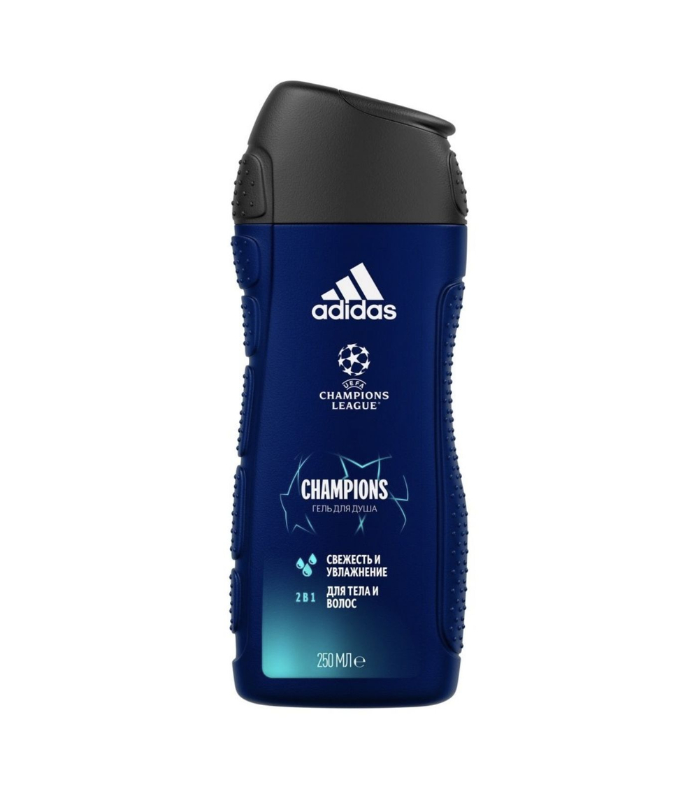 Гель для душа 2в1 мужской Adidas Champions 250 мл (Из Эстонии)