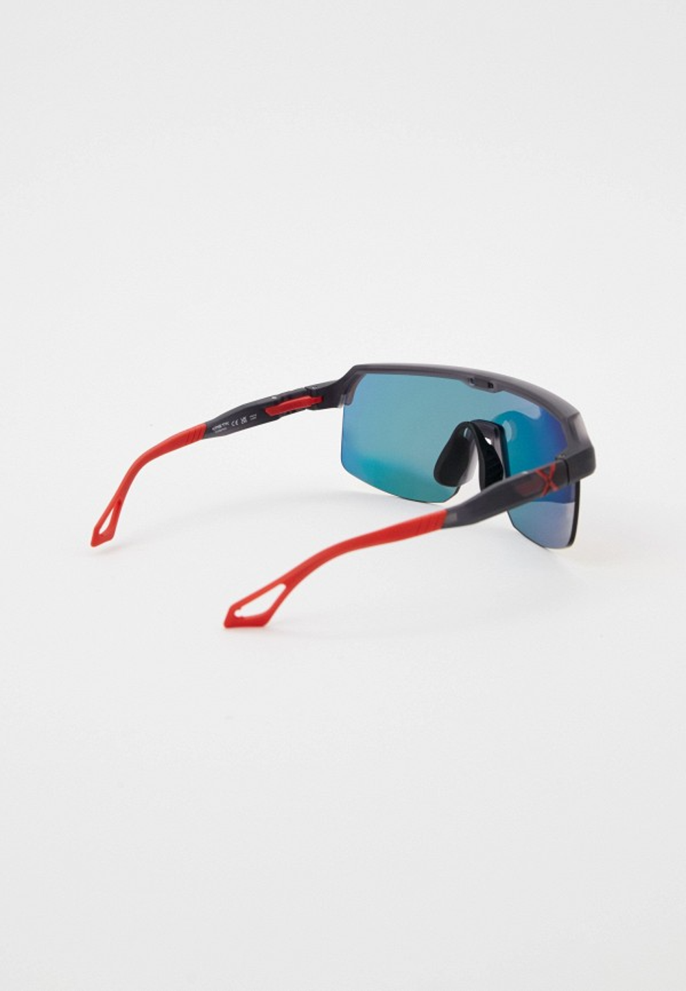 Спортивные очки HILX Inferno Shiny Crystal Dark Grey / Red Lens