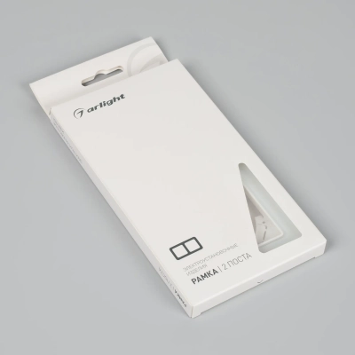 Рамка стеклянная FRM-OMALI-GS-2-WH (Arlight, -)
