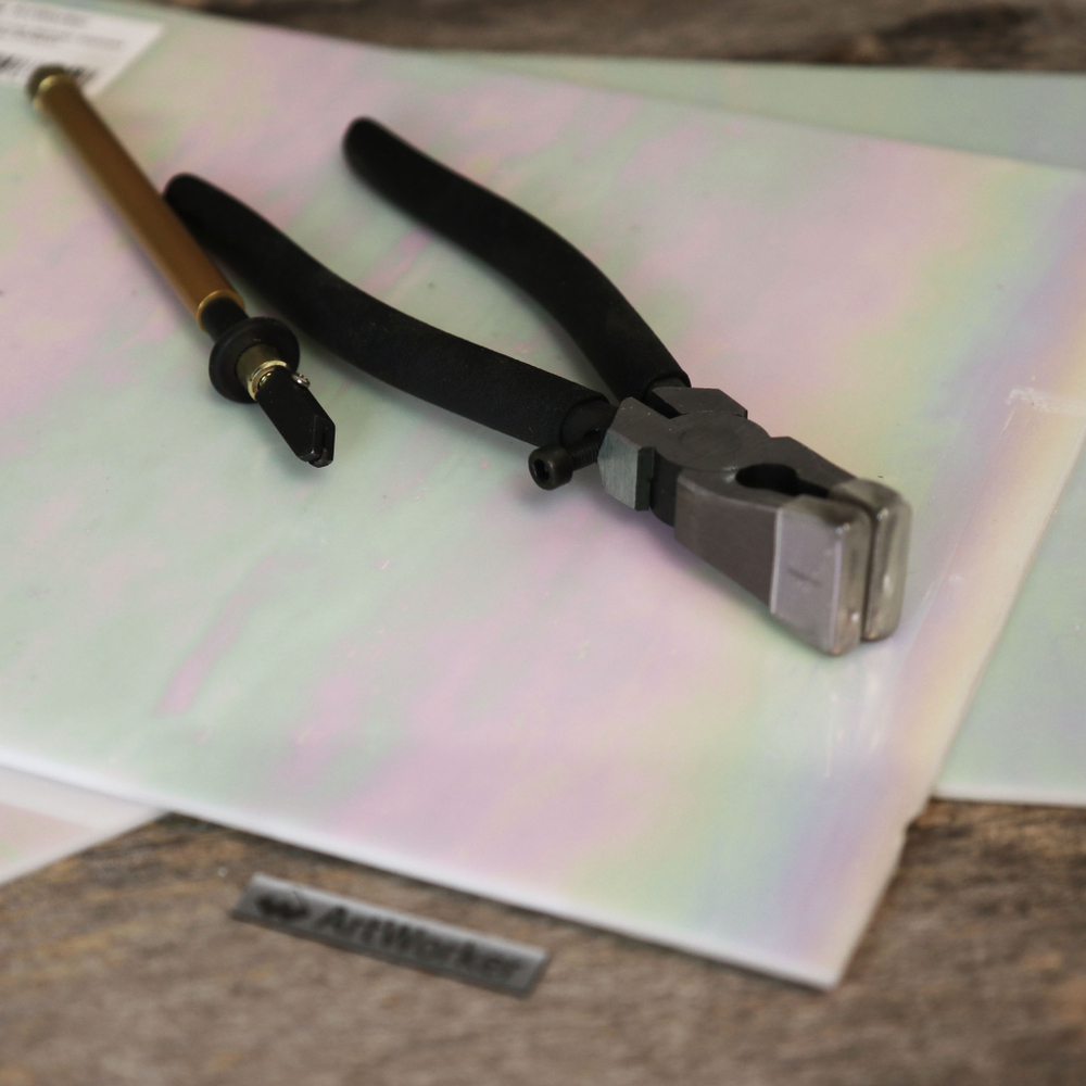 Непрозрачное белое витражное стекло Wanda Stained GC OPAL01 ArtWorker