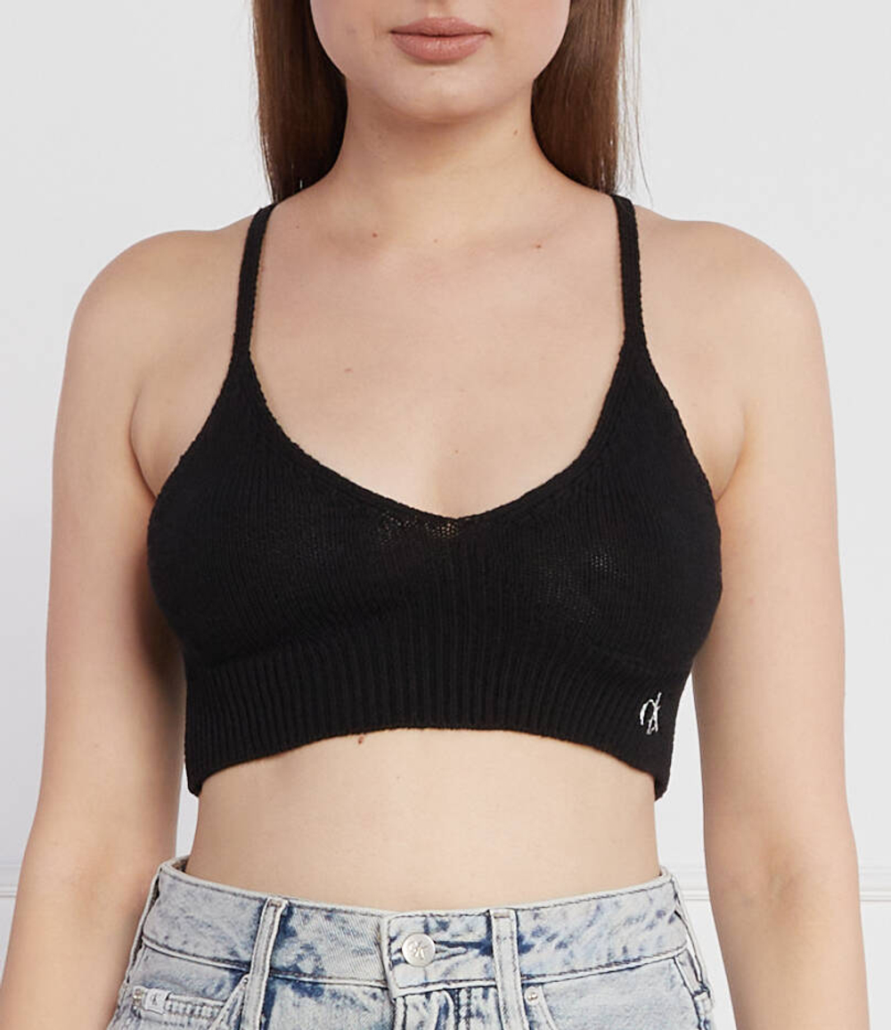 Топ CALVIN KLEIN JEANS - черный(J20J221345)