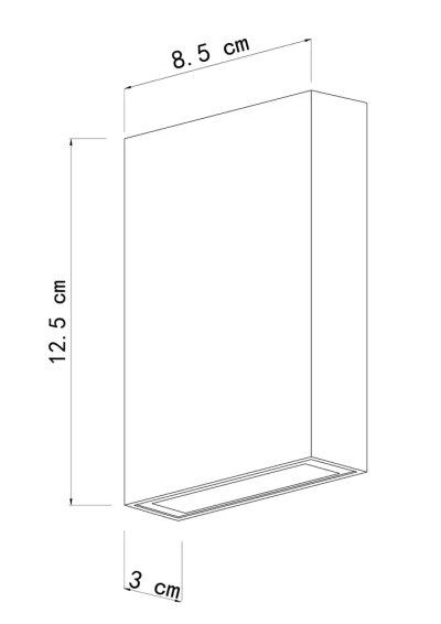 Фасадный светильник Arte Lamp ALGOL A2750AL-2WH, 2хLED