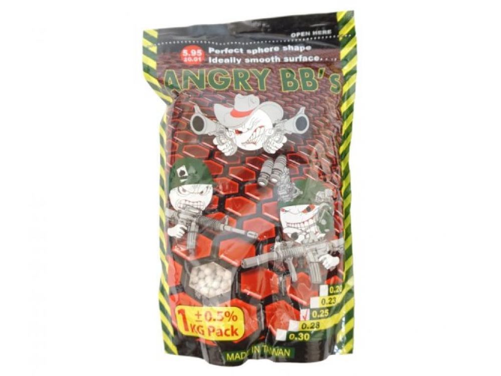 Шары страйкбольные Angry BB's 0,25гр, 4000 шт