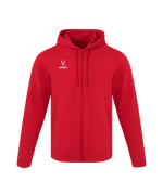 Флисовое худи на молнии ESSENTIAL Cotton Fleece FZ Hoodie, красный