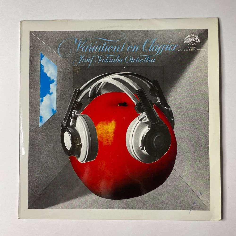 Винтажная виниловая пластинка LP Josef Vobruba Orchestra Variations On Classic (Чехословакия 1977)