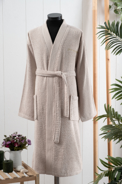Халат Pierre Cardin Home, L/XL, бежевый, в упаковке, арт. BOR00070