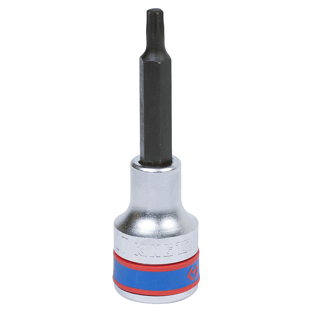 KING TONY (403327) Насадка (бита) торцевая 1/2", L = 80 мм, TORX, T27