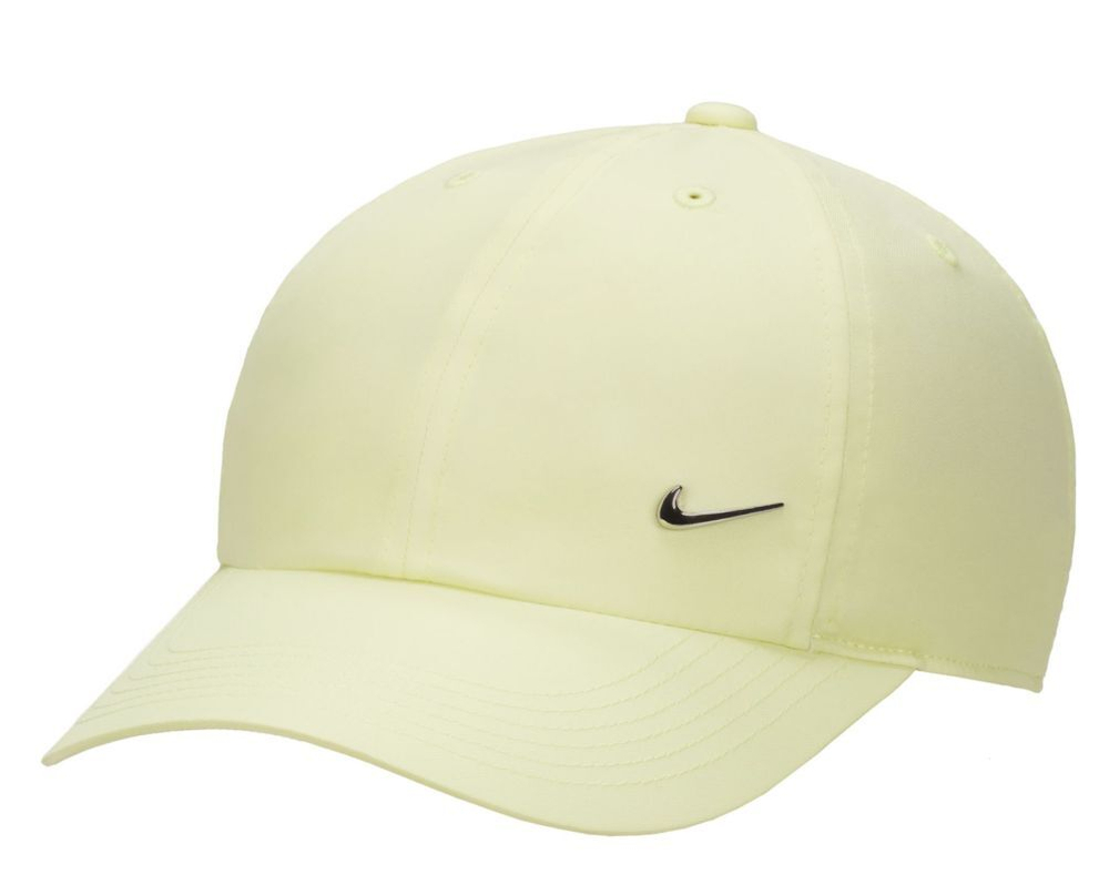 Теннисная кепка Nike Dri-Fit Club Unstructured Metal Swoosh Youth Cap - luminous green