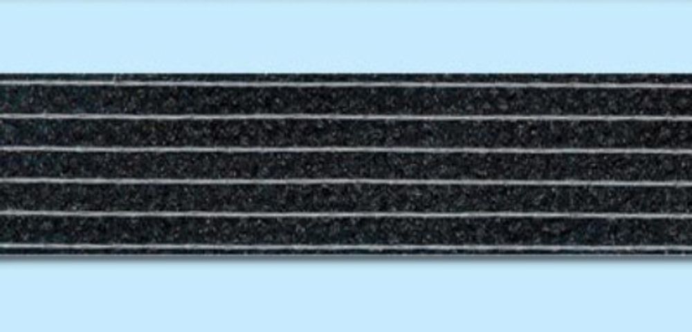 Тесьма усиленная Кромка клеевая 20.0 мм, (фасовка) 5х3 м, черный, B, Gamma G-120ht