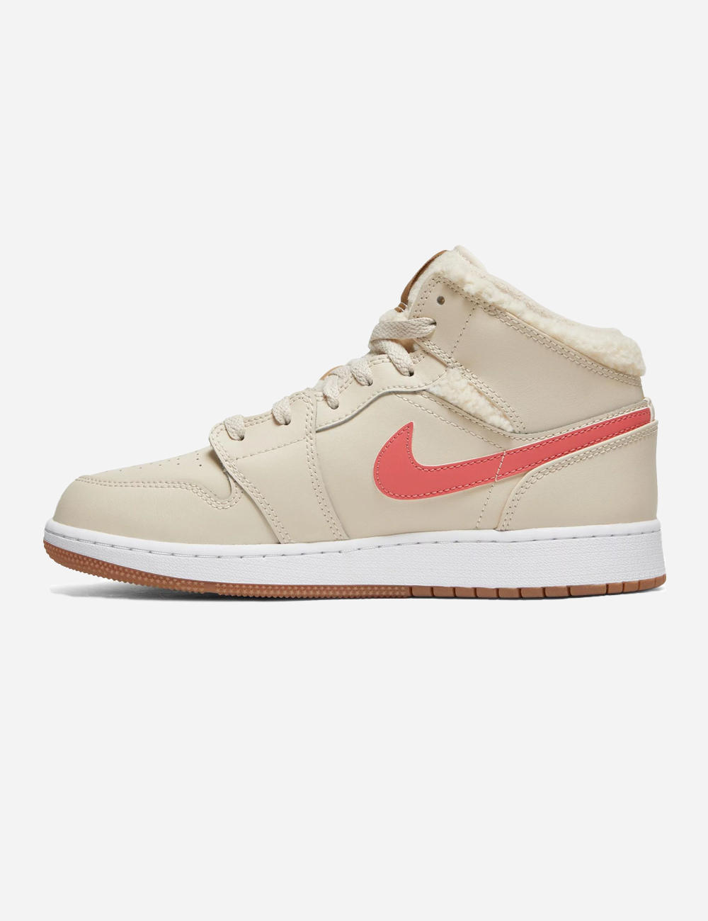 Air Jordan 1 Mid "Fleece Pearl White"