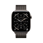 Умные часы Apple Watch Series 11 GPS + Cellular, 46mm, Natural Titanium Case with Slate Milanese Loop