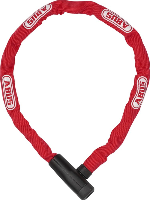 Замок 05-0072489 вело цепь на ключе 5805K/75см RD STEEL-O-CHAIN 5мм, класс защиты 5/15 красный ABUS