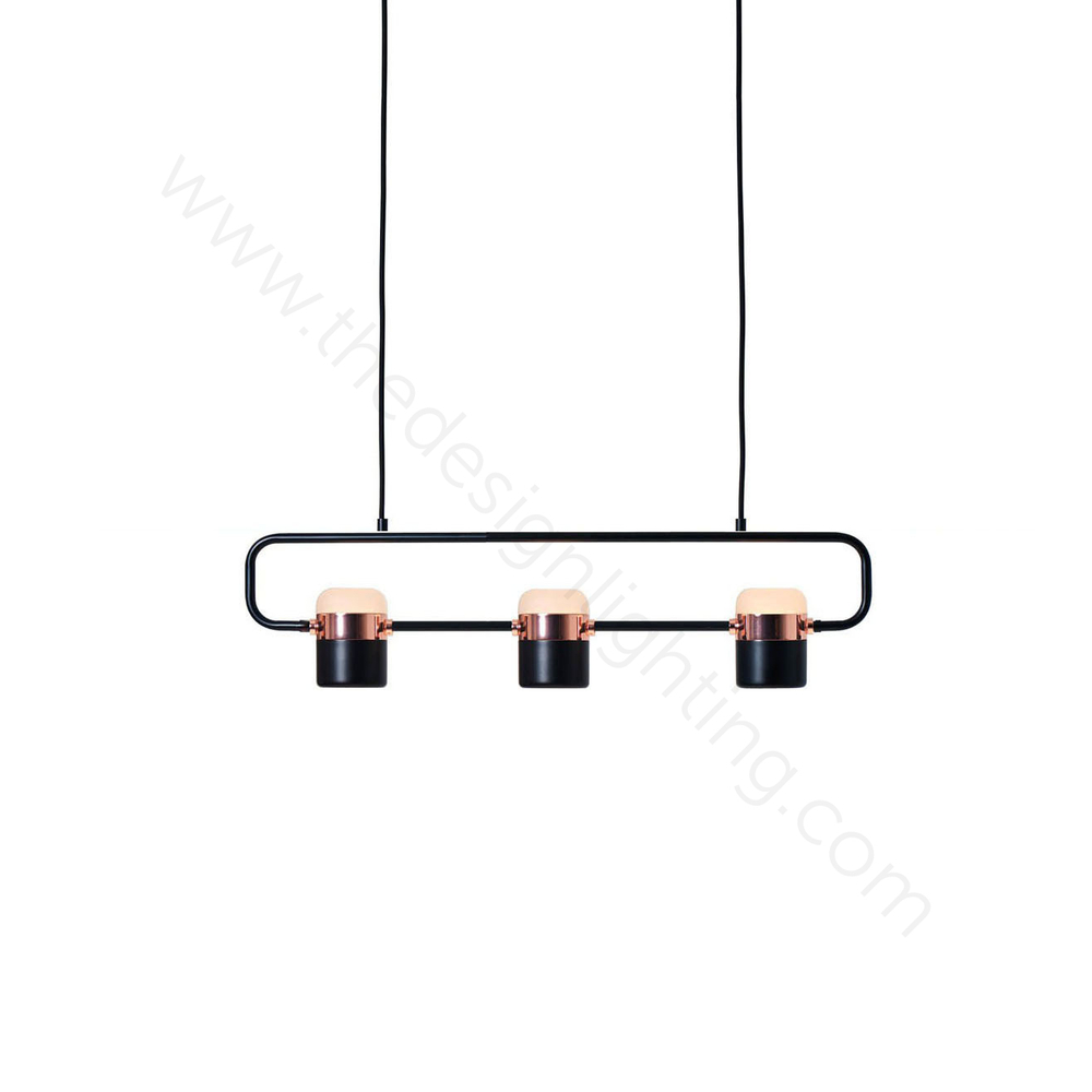 Pendant design lamp  Ling PL3 by Seed Design (Black)