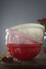 Миска hearts 29 см красная