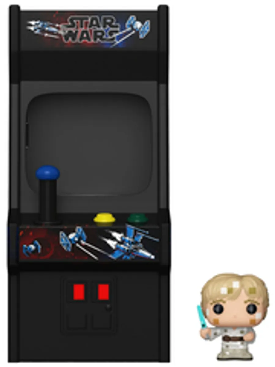 Набор Funko Bitty POP! Star Wars: 8 Bit Luke & Arcade Case + Luke & Speeder + Darth Vader