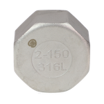 Заглушка сталь нерж Ду 40 (1 1/2") ВР Benarmo